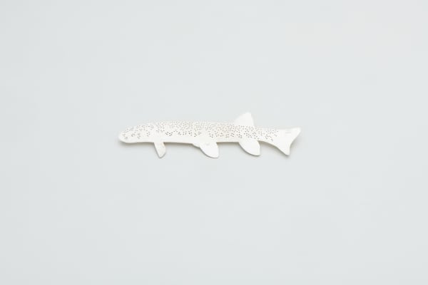 Marian Hosking Galaxias Pedderensis brooch, 2021 925 silver