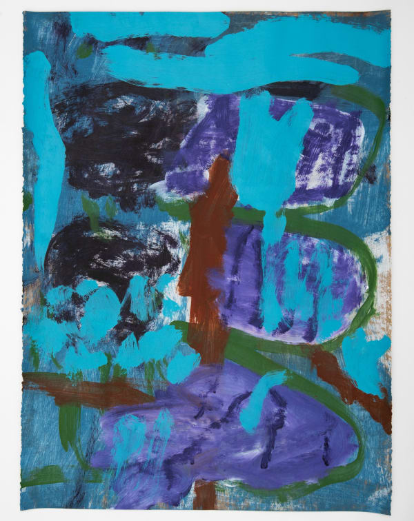 Georgia Morgan Pappillon , 2022 acrylic on paper, framed 76 x 56 cm (paper size)