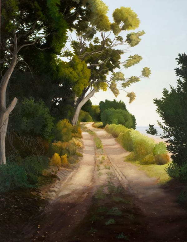 David Keeling Coastal Track, 2012 oil on linen 175h x 107w cm (stretcher size)