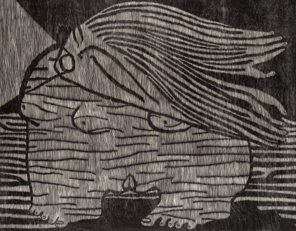 Michael Schlitz, A line from the angel of truth, 2025