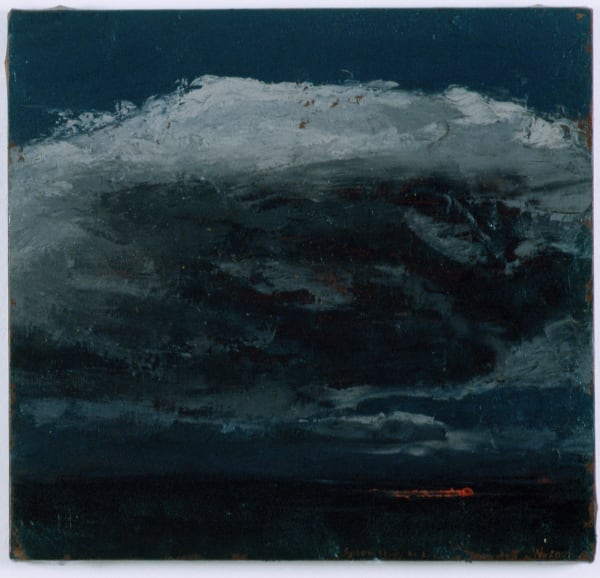 Philip Wolfhagen System study no.2, 2007 oil and beeswax on linen 46h x 49w cm