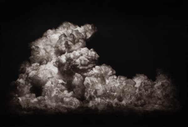 Mike Singe Smoke and mirrors (72 minute fixation), 2021 soot and varnish on acrylic, framed 65 x 95 cm (frame size)