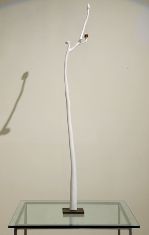 David Keeling Ghost Gum V, 2011 Carved wooden sculpture with painting 90 x 31 x 12 cm (overall object size)