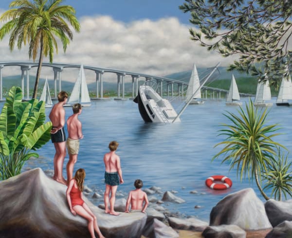 Amber Koroluk-Stephenson Pretend the Ship’s not Sinking, 2016 oil on canvas 112 x 137 cm