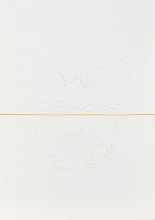 Jennifer Herd Van Diemens Land, 2014 pinhole drawings on paper, unframed 29.7 cm x 21 cm