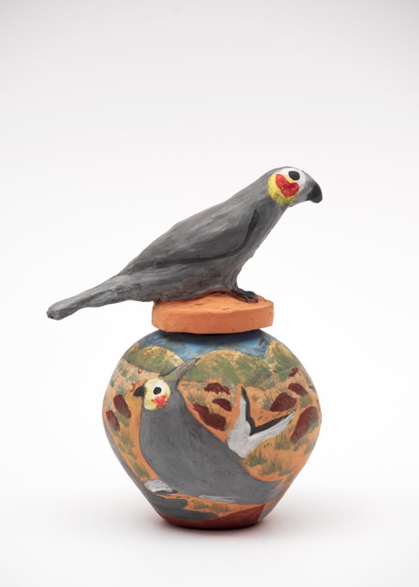 Judith Pungkarta Inkamala pirlkara terracotta and underglazes 15 x 9 cm