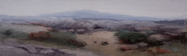 Philip Wolfhagen Study for Experimental Garden no. 2, 2016 oil on board 28 x 92.5cm
