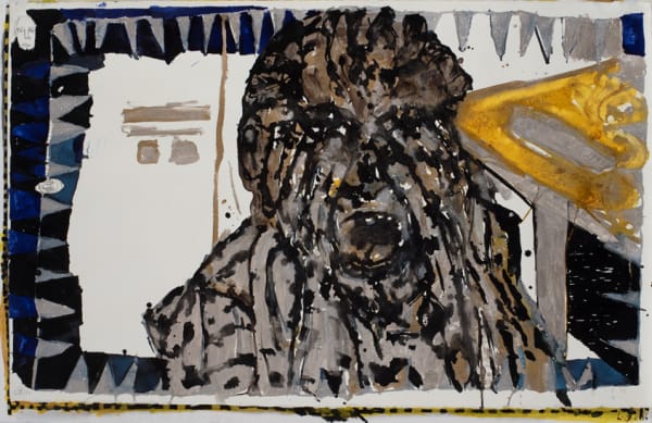 Locust Jones When will it stop, 2016 ink on paper 62 x 100 cm