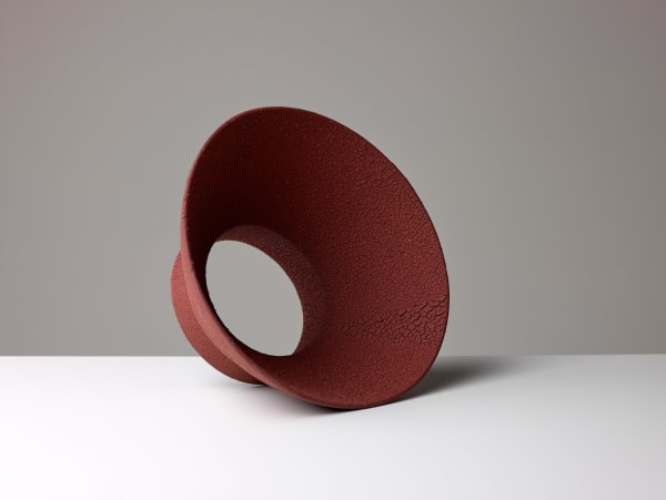 Kelly Austin Spatial Object 7, 2022 stoneware, collected earthen materials 31 x 31 x 14cm