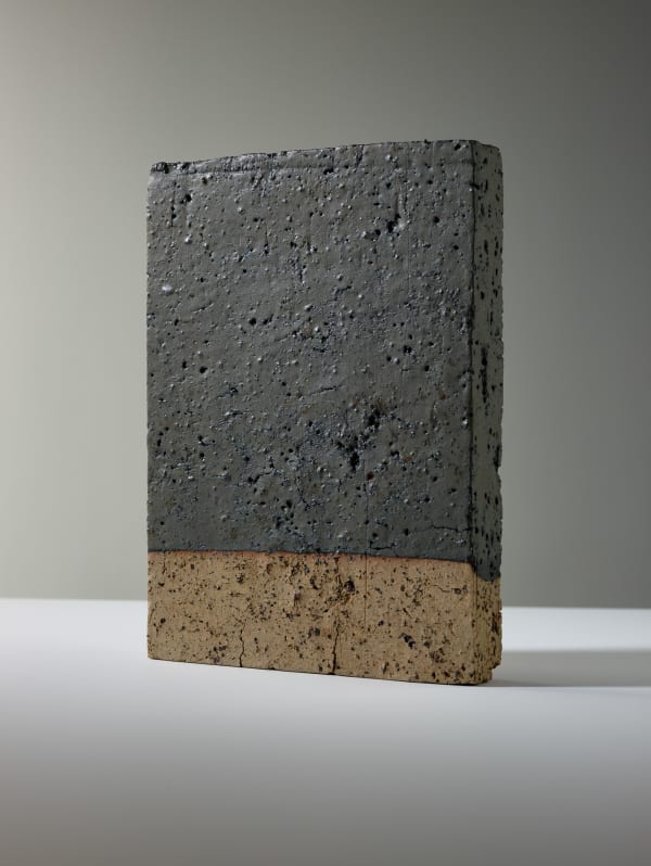 Kelly Austin Spatial Object 2, 2022 stoneware, collected earthen materials, glaze 35 x 28 x 50 cm