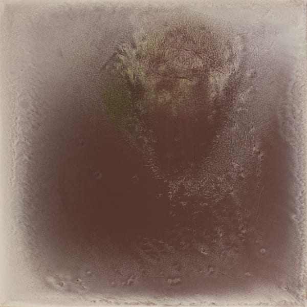 Sara Maher Erupting silence 2, 2016 watercolour and ink on clay board, framed 27 x 27 cm (frame size)