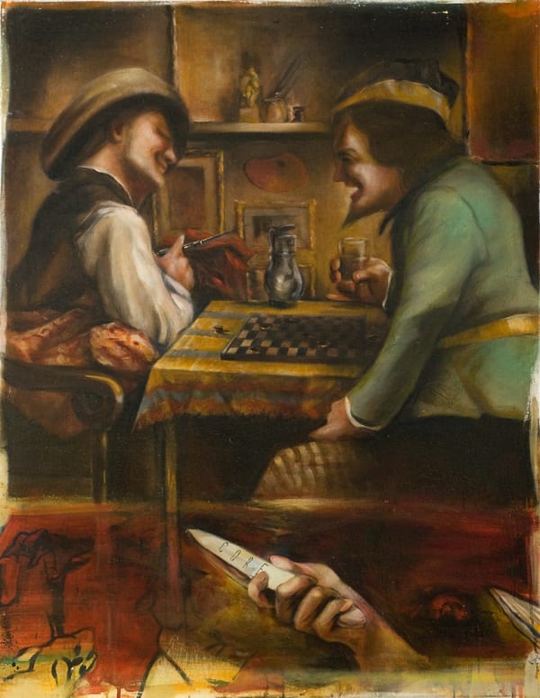 Robert O’Connor, Cain & Abel share poetry, 2011
