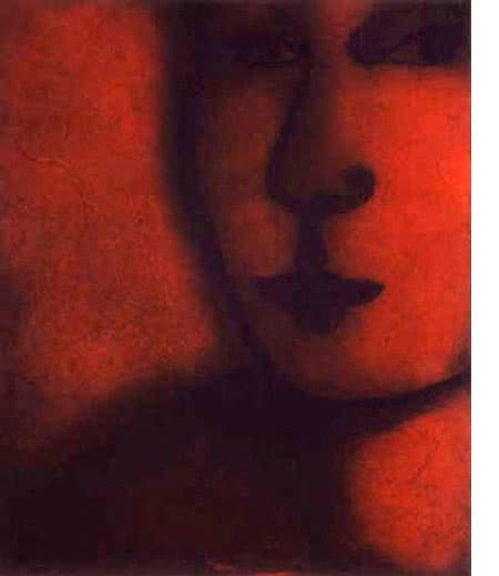 Barbie Kjar El Semblante, 2002 drypoint etching on paper, unframed 97 x 74 cm (plate size)