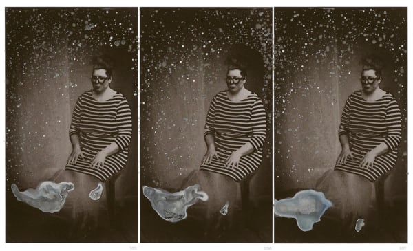 Sally Rees The Medium frames 595 - 597, 2012 Inkjet and watercolour on archival paper, unframed 295 x 210 mm