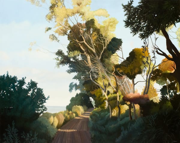 David Keeling Duckboard Promenade, 2012 oil on linen 122h x 153w cm (stretcher size)