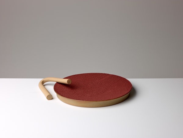 Kelly Austin Stilled Composition 116, 2022 stoneware, collected earthen materials 35 x 30 x 8 cm