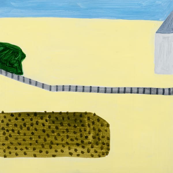 Neridah Stockley Track, 2022 acrylic on hardboard 40 x 40cm