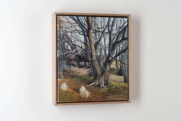 David Keeling On Ratho Farm, 2020 oil on linen 35.5 x 31 cm (stretcher size)
