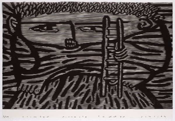 Michael Schlitz, Climber pinnacle ladder, 2022