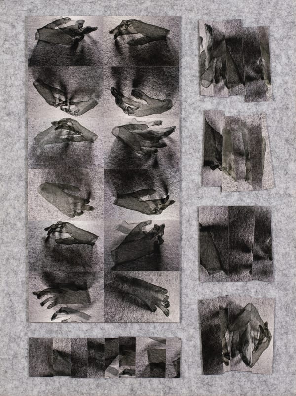 Irene Briant Coupling, 2021 digital photomontage on woven polyester board, framed 80 x 60 cm