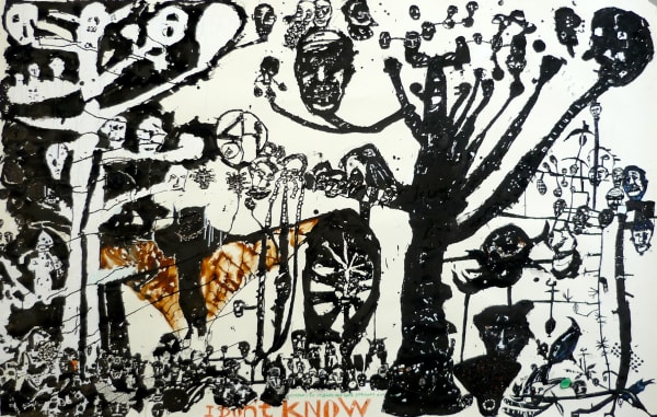 Locust Jones I don’t know, 2014 ink on paper 153 x 220 cm (paper size)