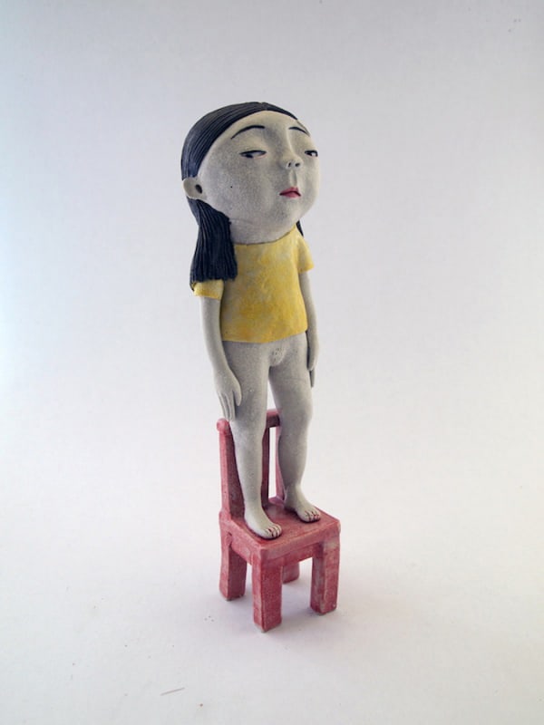 Dai Li Rise, 2013 stoneware 31 x 10 x 7 cm (overall size)