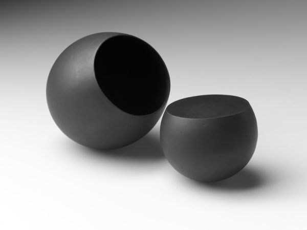 Belinda Winkler Counterbalance, 2011 solid cast bronze & hollow cast bronze 2 objects: 12 x 24 x 12 cm (approximate installation size) edition of 3