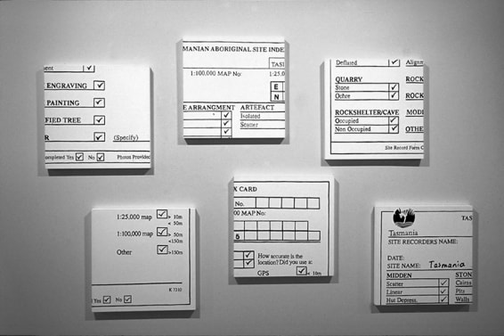 Julie Gough, Disturbed site, 2001