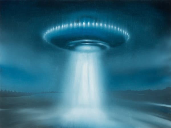 Megan Walch No trace of daylight, 2022 acrylic and oil on wood panel 30 x 40cm