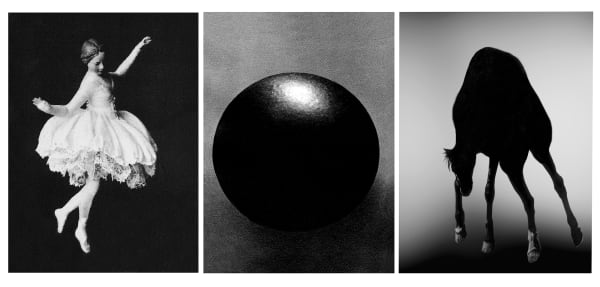 Pat Brassington And it came to pass, 2020 monochrome pigment print triptych: 100 x 216cm Edition of 6 plus 2 artist's proofs