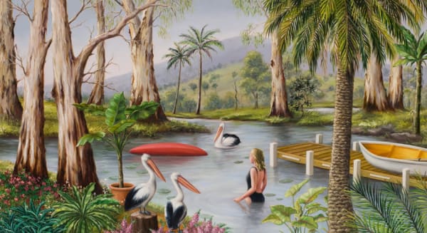 Amber Koroluk-Stephenson Adrift, 2016 oil on canvas 81.5 x 148.5 cm