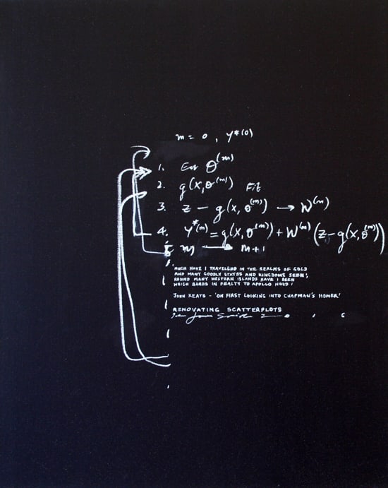 Peter James Smith Renovated Scatterplots, 2016 oil on linen 76 x 61 cm