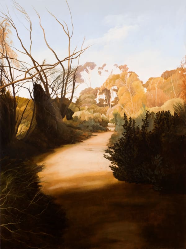 David Keeling Autumn track - West Head, 2010 Oil on linen, framed 137h x 122w cm (stretcher size)