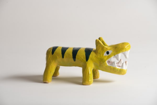 Tom O'Hern Pig Dog, 2025 ceramic & glaze 14 x 28 x 13 cm (overall size)