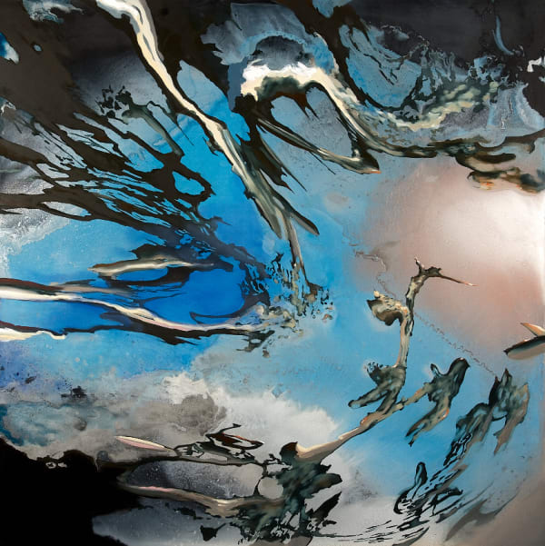 Megan Walch Back to the Bones, 2014-2015 oil and enamel on composite panel 130 x 130cm