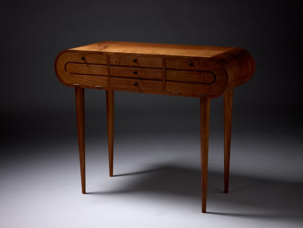 Ingo Kleinert The Botanica Cabinet, 2018 blackwood, ebony, brass, acrylic 80 x 99 x 39 cm