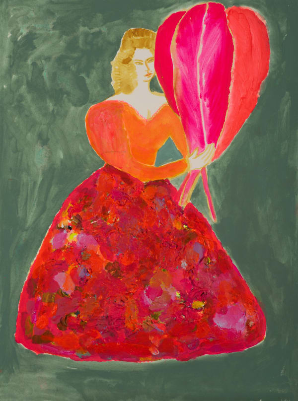 Joan Ross Oh how I adore you, 2025 acrylic on watercolour paper 76 x 56 cm (paper size)