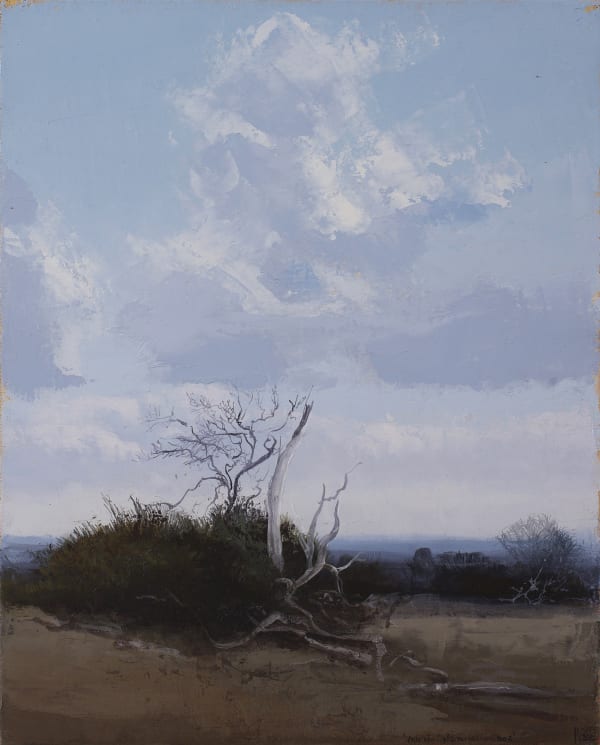 Philip Wolfhagen Into the Light: Variation no. 2, 2020 oil & beeswax on linen 57 x 46cm