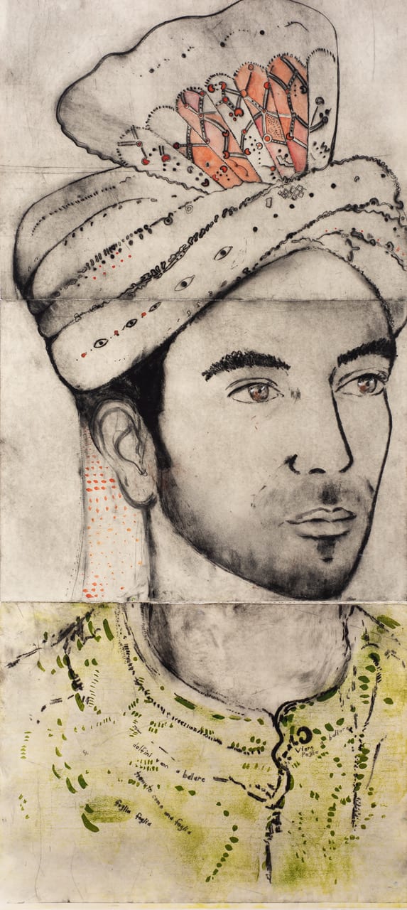 Barbie Kjar, Portrait of Vimal dalla Puglia, 2018