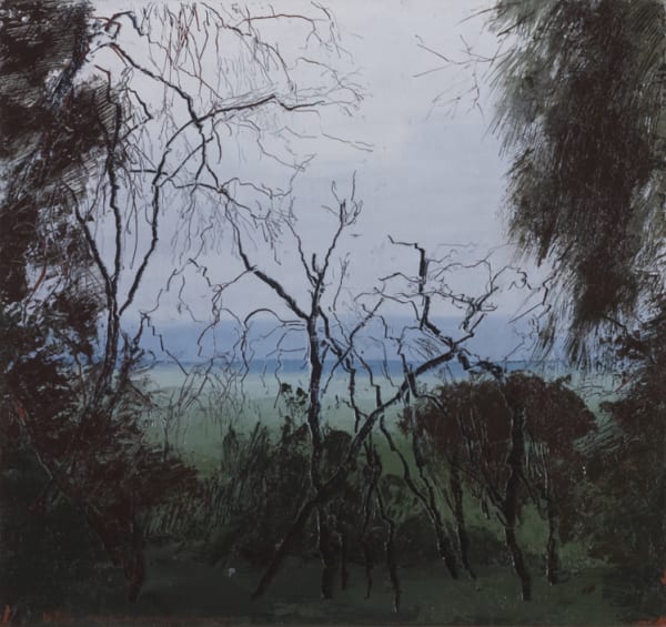 Philip Wolfhagen Study for the Extended Journey No.01, 2009 oil & beeswax on linen, unframed 46h x 49w cm