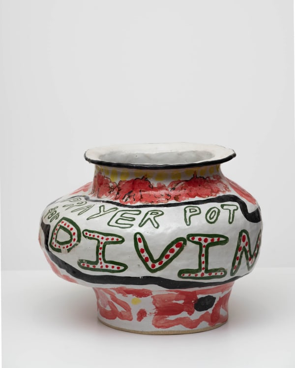 Georgia Morgan Prayer Pot for Divine Grace, 2021 stoneware, glaze & oxides 33 x 41 x 48.5cm