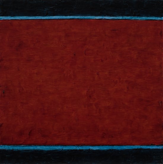 Tim Burns Blue light, 2017 oil on linen 31 x 31 cm