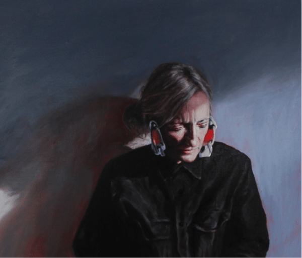 Amanda Davies For Nothing is secret, that shall be made manifest: neither anything hid, that shall not be known come abroad, 2015 Oil on Linen 30.5cm x 36cm