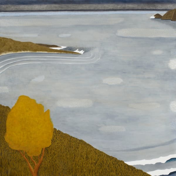 Tim Burns Cloudy Bay, 2012 oil on linen, unframed 92 x 92 cm (overall size)