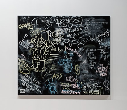 Robert O’Connor Isograph #2, 2017 oil on canvas 123w x 143h