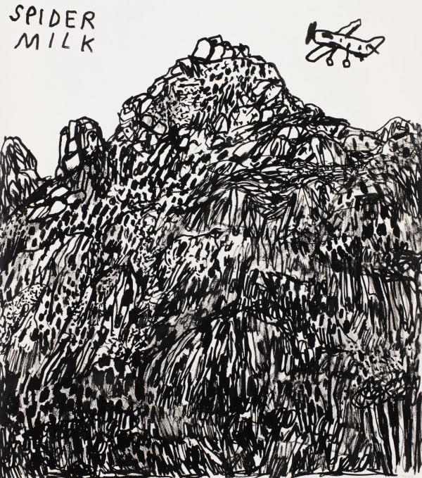 Tom O'Hern Spider Milk, 2022 Ink on paper 62 x 55cm