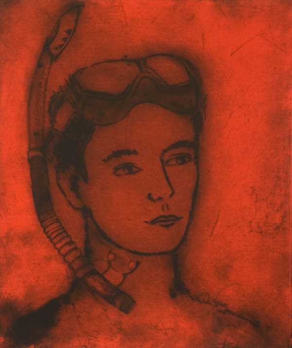 Barbie Kjar, Snorkel Boy II / Diver, 2014