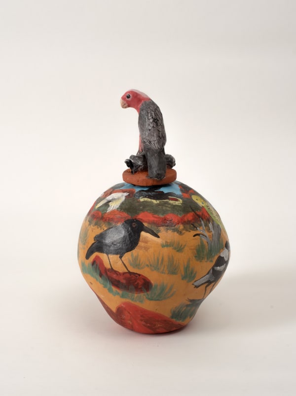 Judith Pungarta Inkamala Thepa Mapa, Everywhere, 2024 terracotta and underglazes 26 x 16 cm