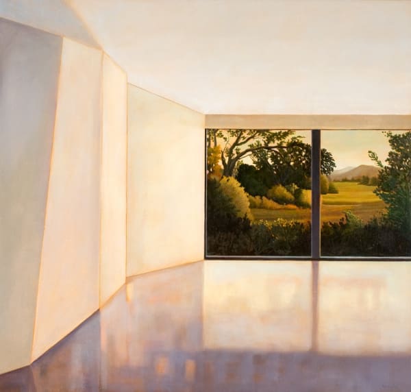 David Keeling New Windows, 2012 oil on linen, framed 97h x 102w cm (stretcher size)