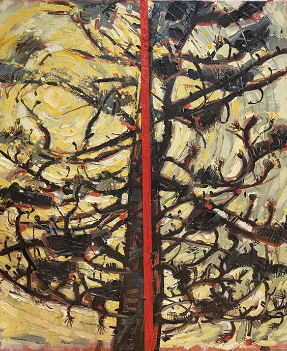 Raymond Arnold Summer; Buls-les-Baronnles - France, 1998 oil on canvas, framed 43 x 35 cm